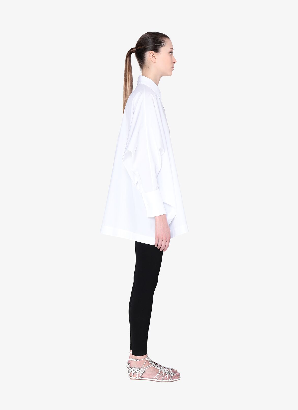 SHIRT POPELINE JAPONAISE WHITE ALAÏA WHITE  SHIRT POPELINE JAPONAISE WHITE